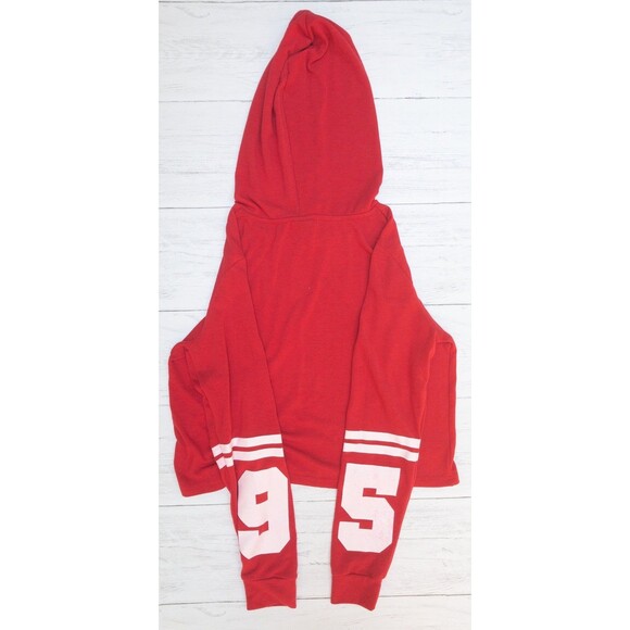 Rue21 cropped red hoodie Large - Picture 2 of 3